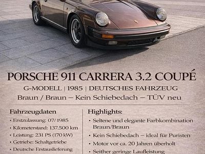 Gebraucht Porsche 911 231 PS (169 kW) 1985 Braun Coupé