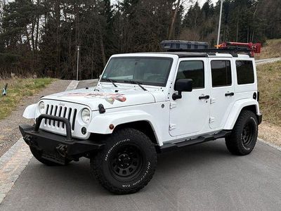 Second-hand Jeep Wrangler Unlimited Sahara 284 CP (208 kW) 2016 Alb SUV
