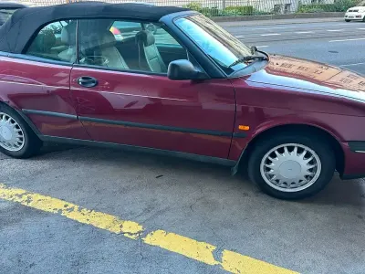 Gebraucht Saab 900 Cabriolet 150 PS (110 kW) 1994 Rot Cabrio