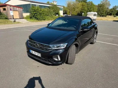 Gebraucht VW T-Roc Cabriolet R-line 150 PS (110 kW) 2025 Schwarz Cabrio