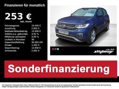Usata VW T-Cross Style 150 CV (110 kW) 2021 Blu SUV