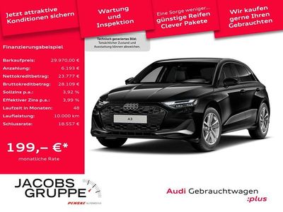 Usata Audi A3 Advanced 150 CV (110 kW) 2025 Nero Berlina