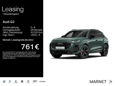 Neu Audi Q3 Sport 272 PS (200 kW) 2026 Salbeigrün metallic SUV
