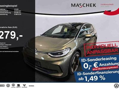 Gebraucht VW ID.3 Pro 150 kW (204 PS) 2023 Dark olivine green metallic sc Kleinwagen