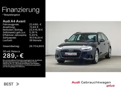Gebraucht Audi A4 Basis 150 PS (110 kW) 2023 Mythosschwarz metallic Kombi