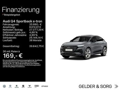 Gebraucht Audi Q4 Sportback e-tron Ambiente 219 kW (299 PS) 2023 Kieselgrau SUV