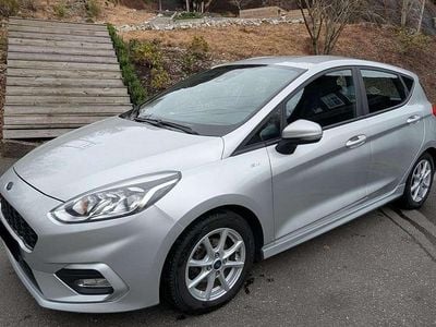 Gebraucht Ford Fiesta ST-Line 101 PS (74 kW) 2018 Silber Kleinwagen