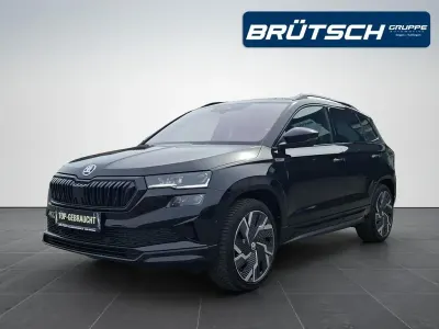 Gebraucht Skoda Karoq SportLine 190 PS (139 kW) 2022 Schwarzmagic perleffekt metallic SUV