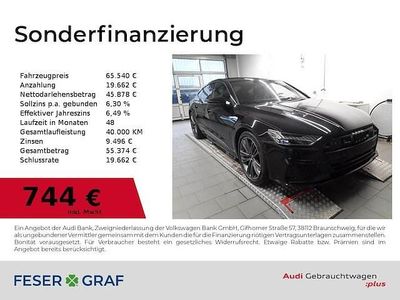 Usata Audi S7 Ambiente 344 CV (253 kW) 2023 Nero Utilitaria