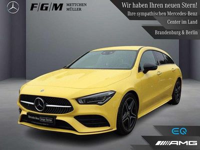 Gebraucht Mercedes CLA200 AMG line 150 PS (110 kW) 2023 Unilack sonnengelb Kombi