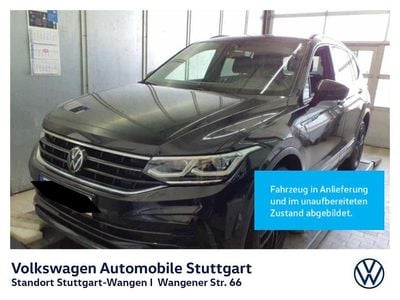 Gebraucht VW Tiguan Allspace R-line 200 PS (147 kW) 2022 Schwarz SUV