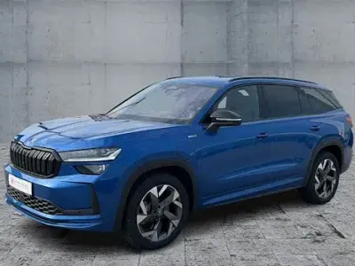 Nouvelle Skoda Kodiaq SportLine 204 ch (150 kW) 2026 Bleue SUV