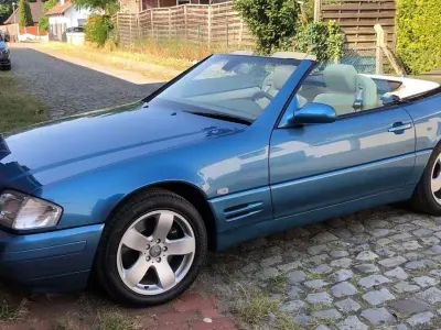 Gebraucht Mercedes SL500 320 PS (235 kW) 1998 Blau Cabrio