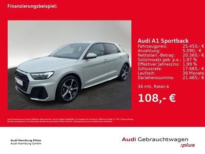 Silber Gebraucht 2024 Audi A1 Sportback S-Line Kleinwagen | 25.950 € (Etwas zu teuer)
