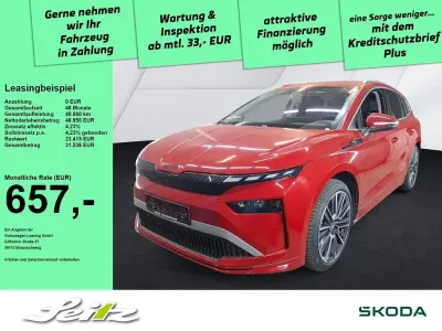 Gebraucht Skoda Enyaq iV Loft 210 kW (286 PS) 2025 Rot SUV