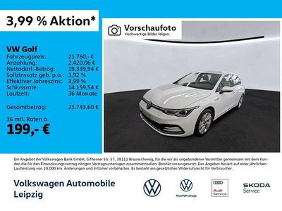 Gebraucht VW Golf VIII Style 131 PS (96 kW) 2022 Weiß Limousine