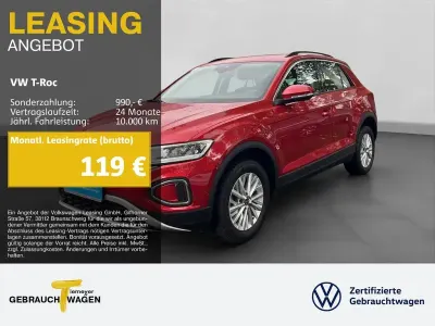 Gebraucht VW T-Roc Life 116 PS (85 kW) 2024 Rot SUV