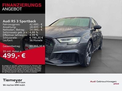 Gebraucht Audi RS3 Sport 400 PS (294 kW) 2019 Grau Limousine