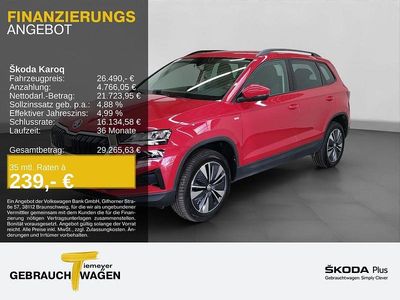 Usata Skoda Karoq Tour 116 CV (85 kW) 2022 Rosso SUV