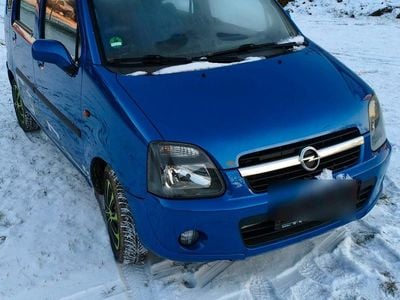 Blau Gebraucht 2005 Opel Agila Kleinwagen | 1.800 € (Teuer)