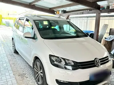 Gebraucht VW Sharan Life 200 PS (147 kW) 2014 Weiß Van / Kleinbus