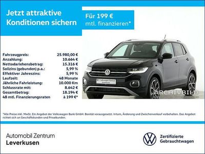 Gebraucht VW T-Cross R-line 116 PS (85 kW) 2024 Deep black SUV
