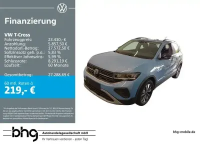 Gebraucht VW T-Cross Life 116 PS (85 kW) 2025 Blau SUV