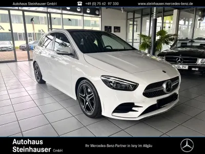 Gebraucht Mercedes B200 AMG line 163 PS (119 kW) 2019 Unilack polarweiß Van / Kleinbus