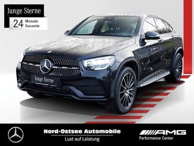 gebraucht Mercedes GLC300e Coupé 4M AMG Navi LED MBUX NIght SHZ