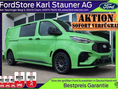 Nouvelle Ford Transit Custom 170 ch (125 kW) 2025 Vert Monospace