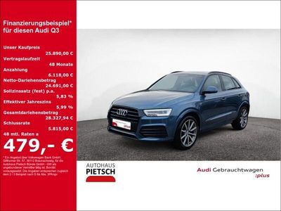 Gebraucht Audi Q3 S-Line 220 PS (161 kW) 2016 Blau SUV