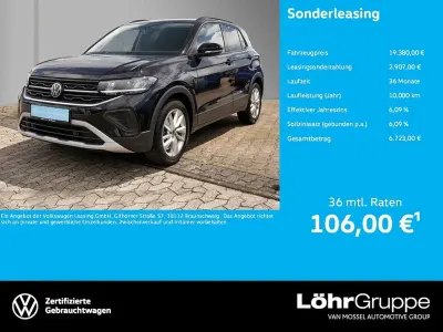 Gebraucht VW T-Cross Goal 95 PS (69 kW) 2025 Schwarz SUV