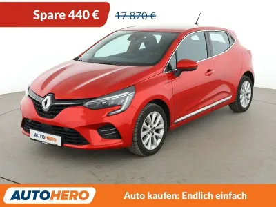 Begagnad Renault Clio V Intens 131 HK (96 kW) 2021 Röd Halvkombi