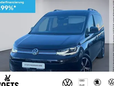 Nowe VW Caddy Maxi Dark Label 122 KM (89 kW) 2026 Czarny Minivan