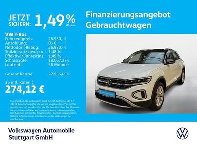 Occasion VW T-Roc Style 150 PK (110 kW) 2024 Wit SUV