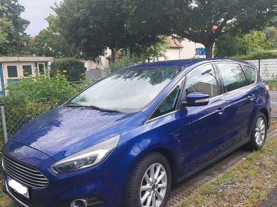 Usata Ford S-MAX Titanium 150 CV (110 kW) 2016 Blu Monovolume