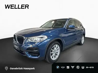 Begagnad BMW X3 Advantage 326 HK (239 kW) 2021 Blå SUV