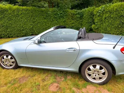 Gebraucht Mercedes SLK200 163 PS (119 kW) 2005 Silber Cabrio