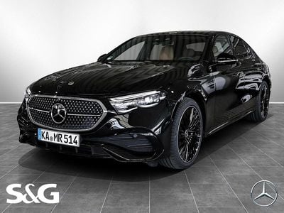 Gebraucht Mercedes E220 AMG 197 PS (144 kW) 2026 Metalliclack obsidianschwarz met Limousine