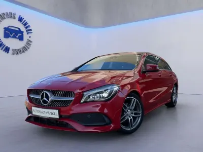 Brugt Mercedes CLA180 AMG line 122 HK (89 kW) 2016 Rød Sedan