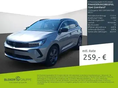 Gebraucht Opel Grandland X Elegance 131 PS (96 kW) 2023 Quarz silber (m2) SUV