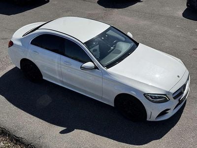 Usata Mercedes C220 AMG line 160 CV (117 kW) 2019 Bianco Berlina