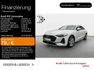 Gebraucht Audi A5 Performance 204 PS (150 kW) 2025 Gletscherweiß metallic Limousine