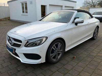 Weiß Gebraucht 2017 Mercedes C250 AMG Cabrio | 26.950 € (Fairer Preis)