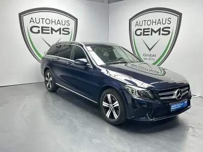 Brugt Mercedes C200 Avantgarde 184 HK (135 kW) 2018 Blå Stationcar