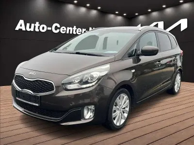 Gebraucht Kia Carens DREAM-TEAM Edition 135 PS (99 kW) 2016 Galaxybraun metallic Van / Kleinbus