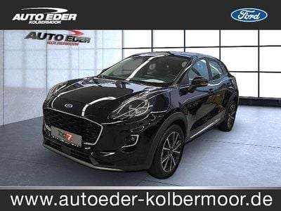 Obsidianschwarz (metallic) Gebraucht 2021 Ford Puma Titanium SUV | 17.880 € (Fairer Preis)