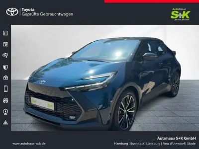 Gebraucht Toyota C-HR Lounge 197 PS (144 kW) 2024 Dark teal mica metallic / black SUV