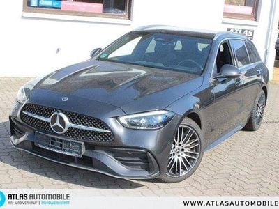 Gebraucht Mercedes C220 AMG line 200 PS (147 kW) 2023 Olivgruen matt Kombi