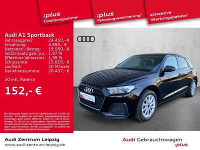 Gebraucht Audi A1 Sportback Advanced Plus 110 PS (80 kW) 2024 Mythosschwarz metallic Kleinwagen